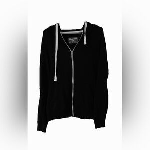 Bluenotes Black Hoodie with White Accents